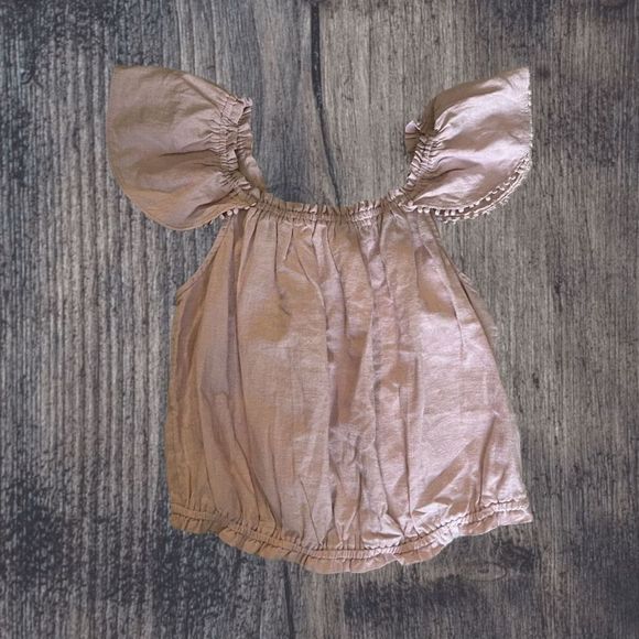 Abercrombie & Fitch Tops - Abercrombie & Fitch Ruffle Poplin Top Womens Size Medium